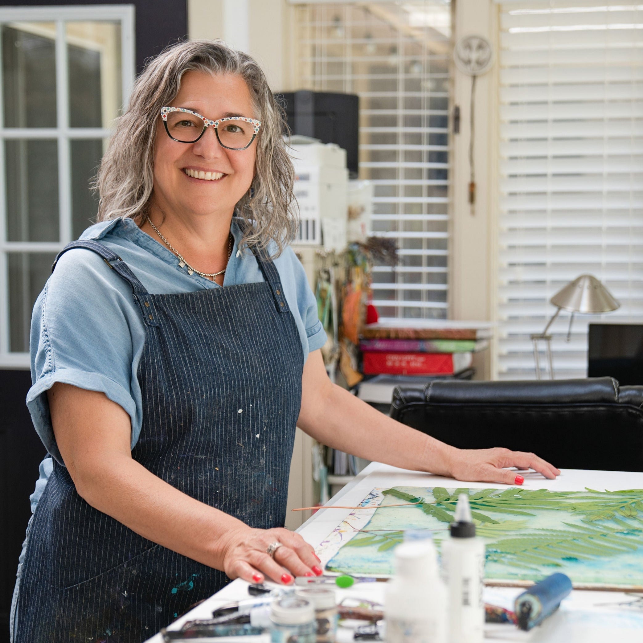 Joy of Gel Printing: Beautiful Botanicals Class